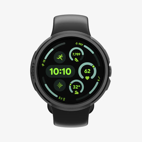 Spigen okosóra tok, Google Pixel Watch 4 45 mm-es modellhez, fekete