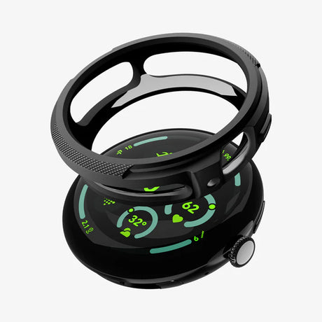 Spigen okosóra tok, Google Pixel Watch 4 45 mm-es modellhez, fekete