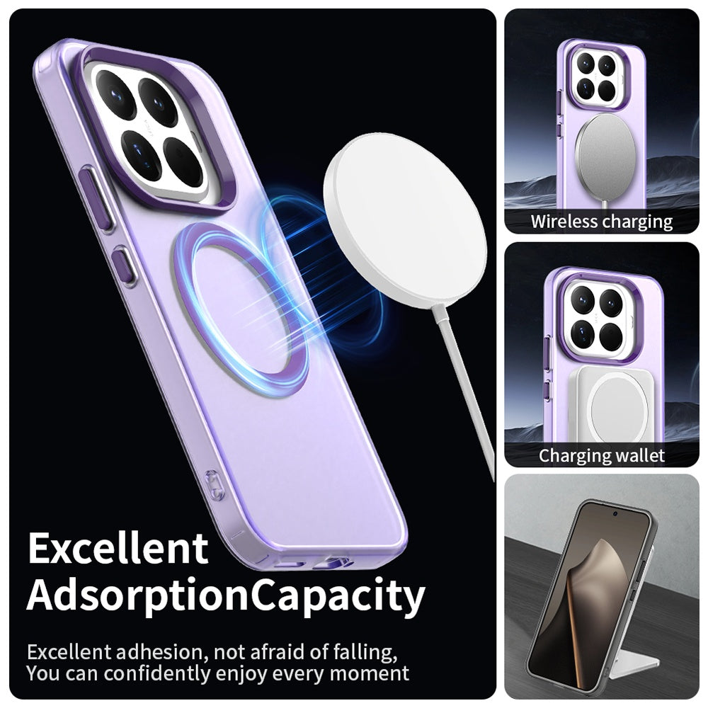 Husa de protectie Techsuit CandyCase MagSafe compatibil cu Xiaomi 17T Pro, Mov