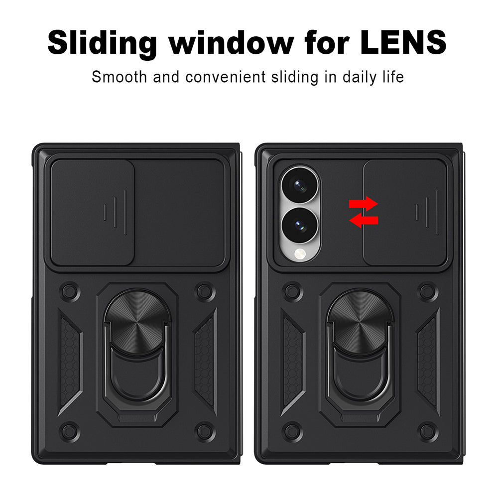 Husa de protectie Techsuit CamShield Series compatibil cu Samsung Galaxy Z Fold8, Albastru