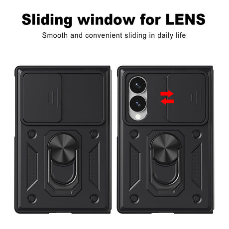 Husa de protectie Techsuit CamShield Series compatibil cu Samsung Galaxy Z Fold8, Negru