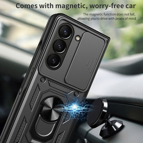 Husa de protectie Techsuit CamShield Series compatibil cu Samsung Galaxy Z Fold7 / Z Fold8 Ultra, Roz