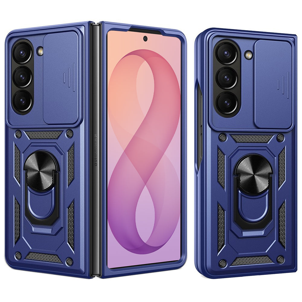 Husa de protectie Techsuit CamShield Series compatibil cu Samsung Galaxy Z Fold7 / Z Fold8 Ultra, Albastru