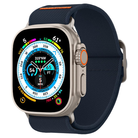 Accesoriu smartwatch Spigen Fit Lite Ultra (AMP05984) compatibil cu Apple Watch 1/2/3/4/5/6/7/8/9/10/SE/SE 2/Ultra/Ultra 2/Ultra 3 (42/44/45/46/49mm), Bleumarin
