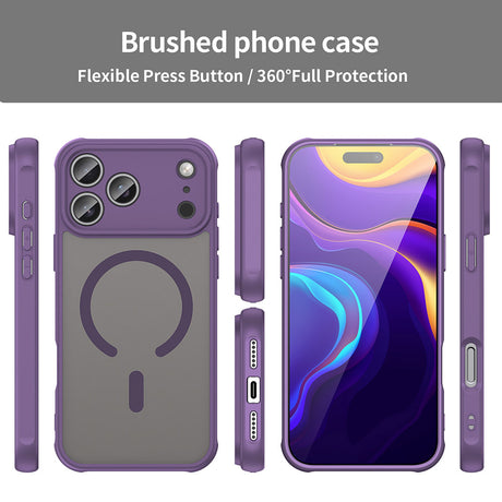Husa de protectie Techsuit HaloFrost II MagSafe compatibil cu iPhone 18 Pro Max / iPhone 17 Pro Max, Mov