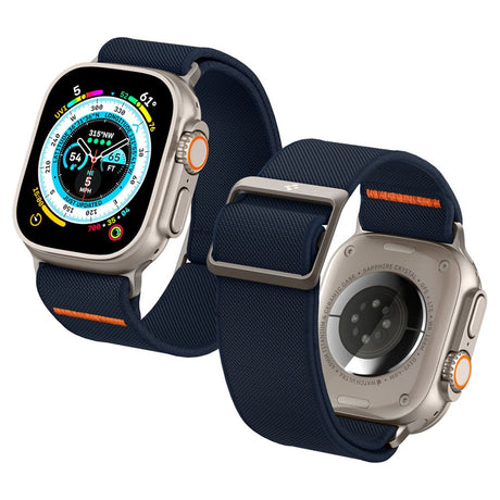 Accesoriu smartwatch Spigen Fit Lite Ultra (AMP05984) compatibil cu Apple Watch 1/2/3/4/5/6/7/8/9/10/SE/SE 2/Ultra/Ultra 2/Ultra 3 (42/44/45/46/49mm), Bleumarin
