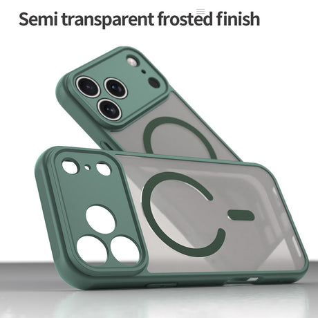 Husa de protectie Techsuit HaloFrost II MagSafe compatibil cu iPhone 18 Pro Max / iPhone 17 Pro Max, Verde
