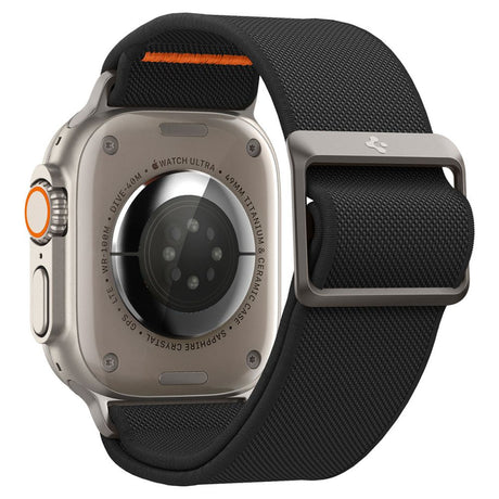 Accesoriu smartwatch Spigen Fit Lite Ultra (AMP05983) compatibil cu Apple Watch 1/2/3/4/5/6/7/8/9/10/SE/SE 2/Ultra/Ultra 2/Ultra 3 (42/44/45/46/49mm), Negru