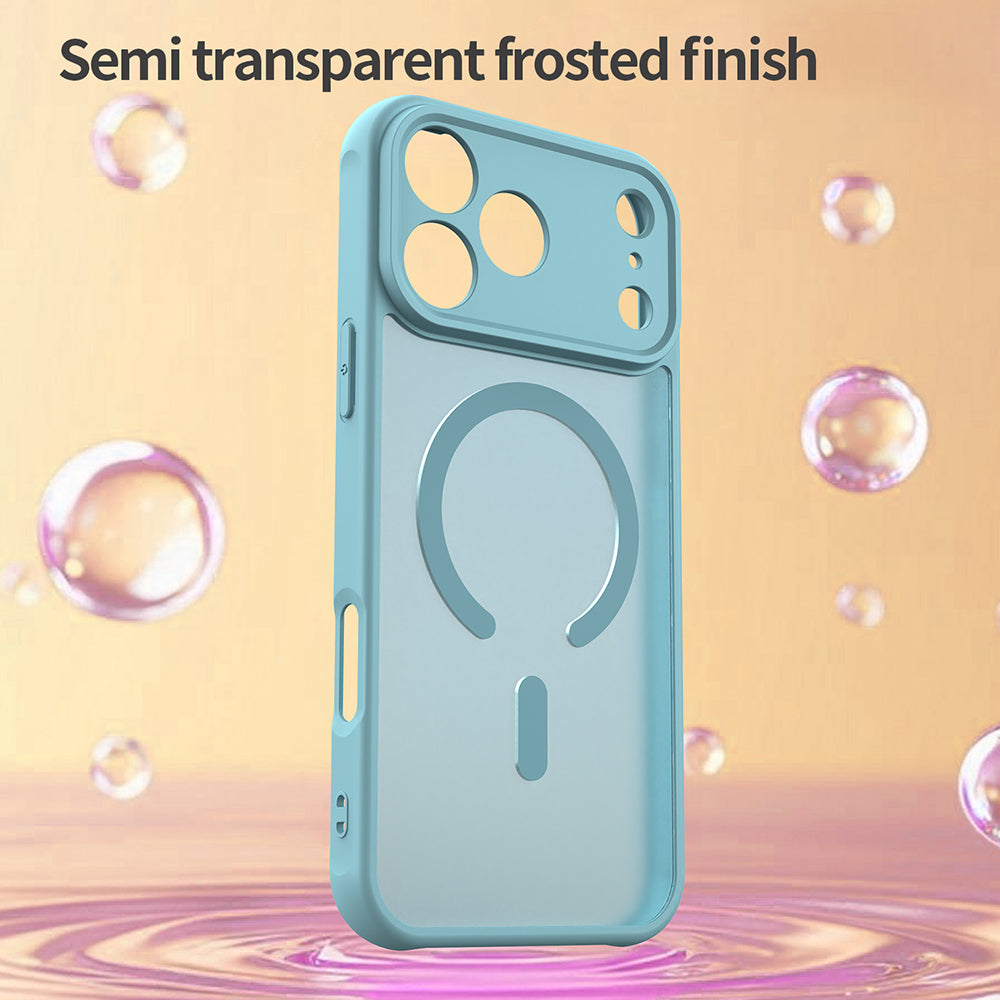 Husa de protectie Techsuit HaloFrost II MagSafe compatibil cu iPhone 18 Pro / iPhone 17 Pro, Verde