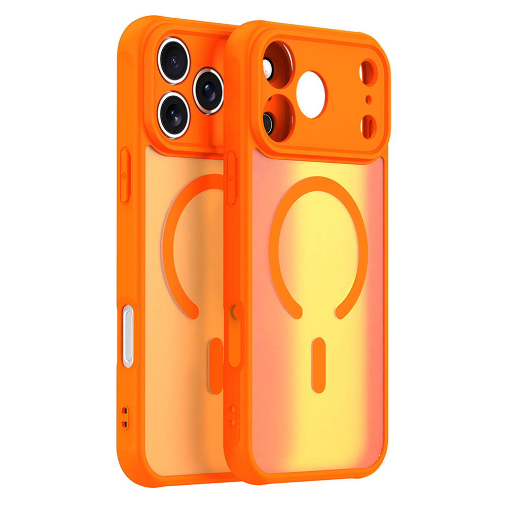 Husa de protectie Techsuit HaloFrost II MagSafe compatibil cu iPhone 18 Pro / iPhone 17 Pro, Portocaliu