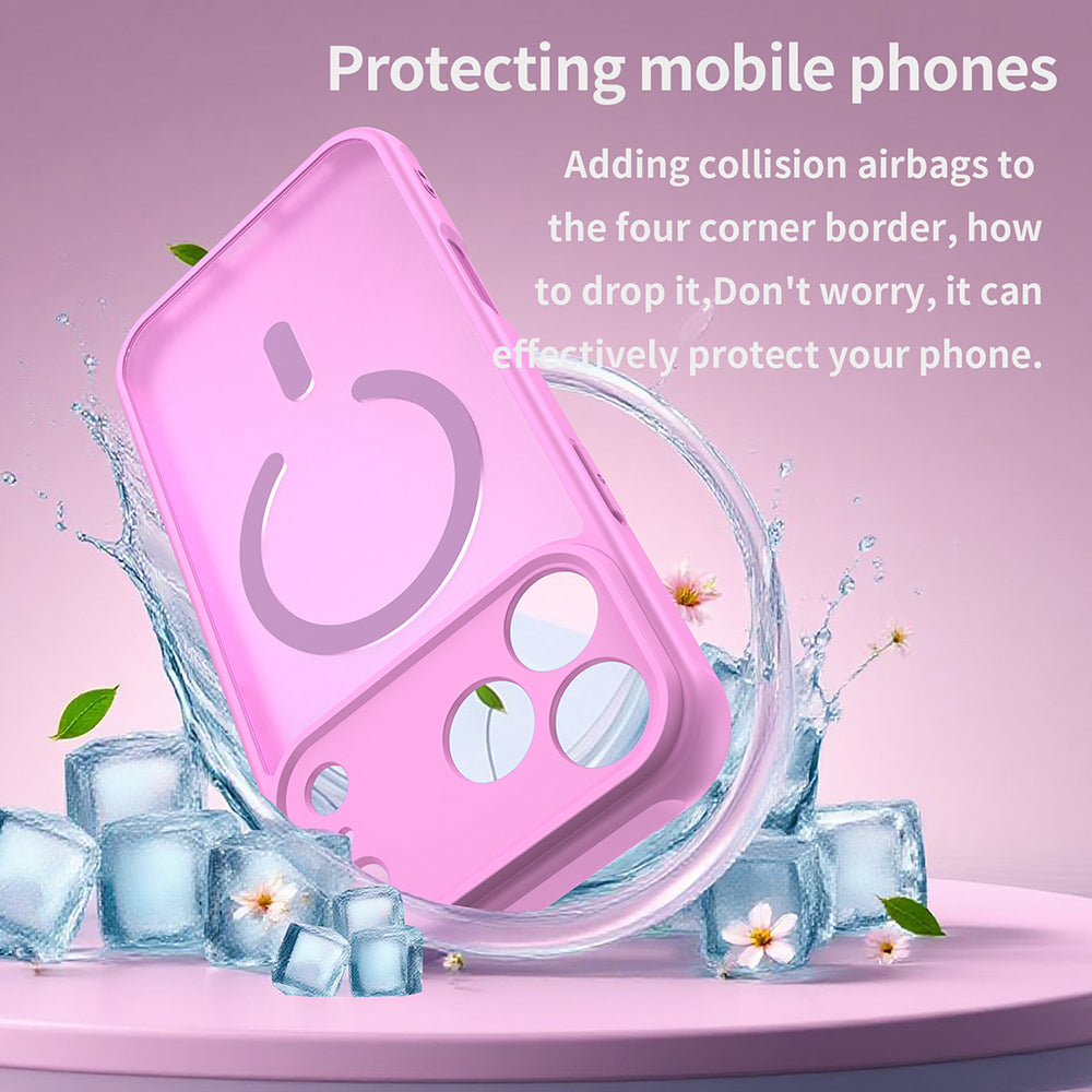Husa de protectie Techsuit HaloFrost II MagSafe compatibil cu iPhone 18 Pro / iPhone 17 Pro, Portocaliu