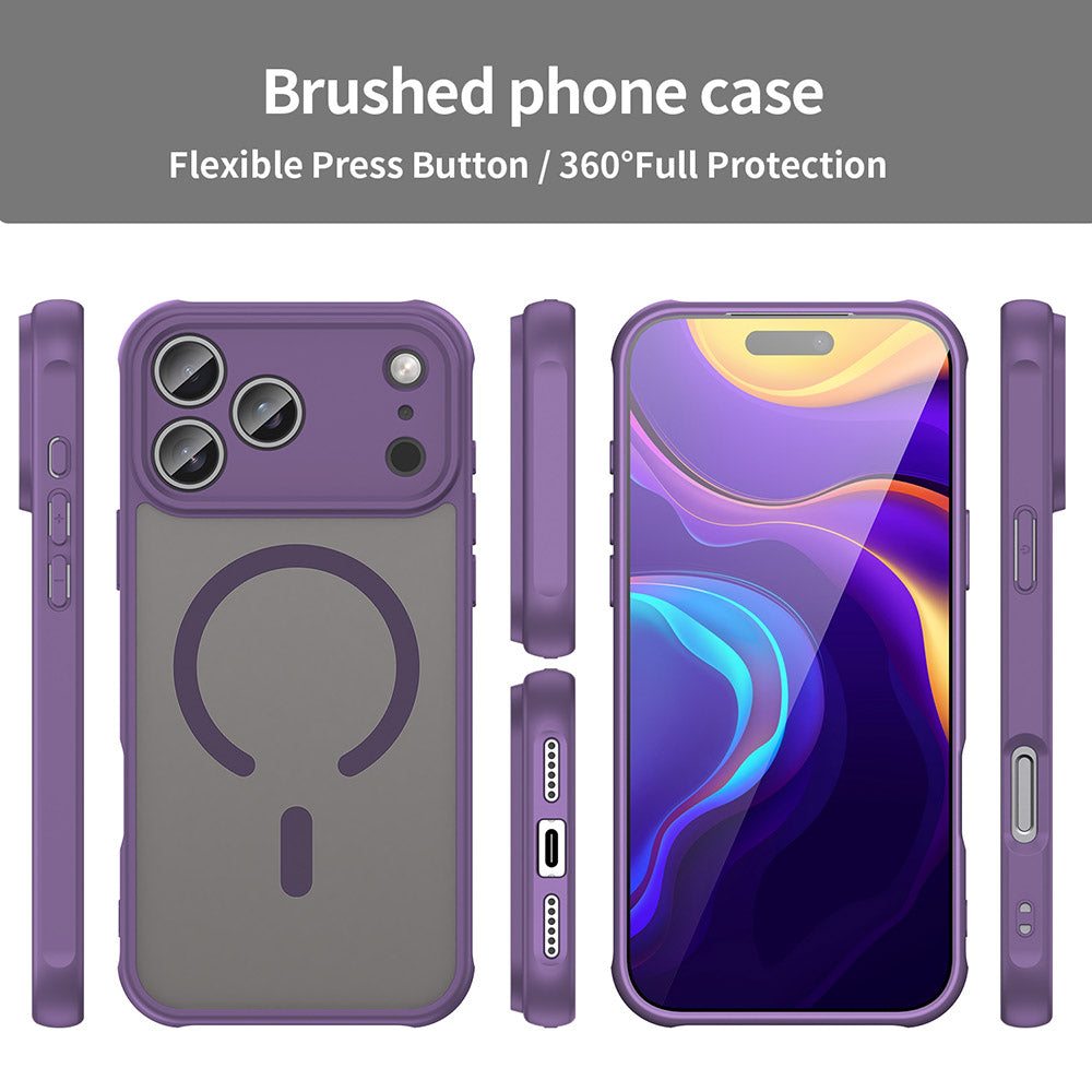 Husa de protectie Techsuit HaloFrost II MagSafe compatibil cu iPhone 18 Pro / iPhone 17 Pro, Mov