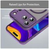 Husa de protectie Techsuit HaloFrost II MagSafe compatibil cu iPhone 18 Pro / iPhone 17 Pro, Mov