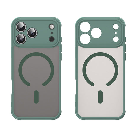 Husa de protectie Techsuit HaloFrost II MagSafe compatibil cu iPhone 18 Pro / iPhone 17 Pro, Verde