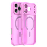 Husa de protectie Techsuit HaloFrost II MagSafe compatibil cu iPhone 18 Pro / iPhone 17 Pro, Roz
