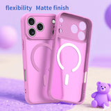Husa de protectie Techsuit HaloFrost II MagSafe compatibil cu iPhone 18 Pro / iPhone 17 Pro, Roz