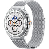 Curea smartwatch Spigen Metal Fit compatibil cu Samsung Galaxy Watch9 / Watch8 / Watch8 Classic, Argintiu