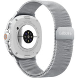 Curea smartwatch Spigen Metal Fit compatibil cu Samsung Galaxy Watch9 / Watch8 / Watch8 Classic, Argintiu
