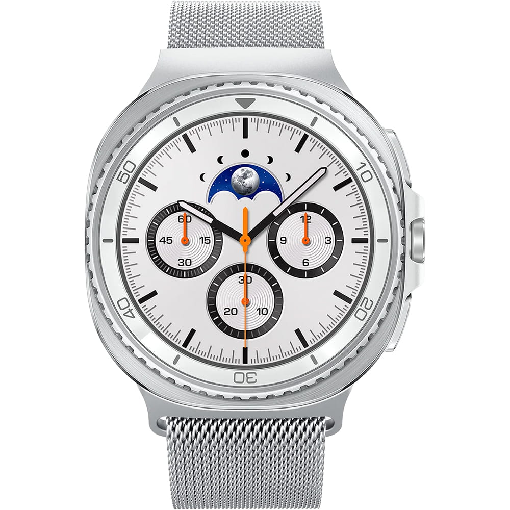 Curea smartwatch Spigen Metal Fit compatibil cu Samsung Galaxy Watch9 / Watch8 / Watch8 Classic, Argintiu
