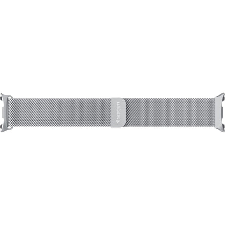Curea smartwatch Spigen Metal Fit compatibil cu Samsung Galaxy Watch9 / Watch8 / Watch8 Classic, Argintiu