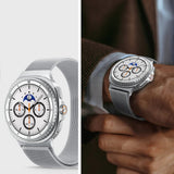 Curea smartwatch Spigen Metal Fit compatibil cu Samsung Galaxy Watch9 / Watch8 / Watch8 Classic, Argintiu