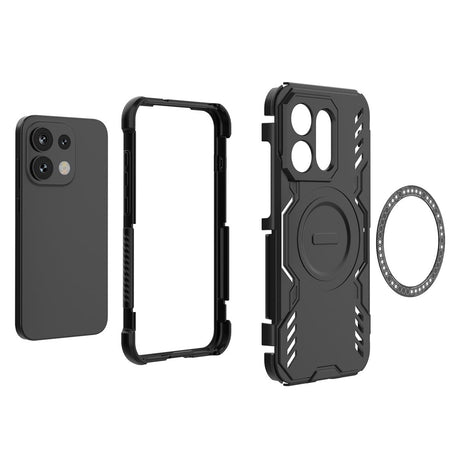 Husa de protectie Techsuit ArmorMag compatibil cu Oppo Reno16 / Reno16 Pro, Negru