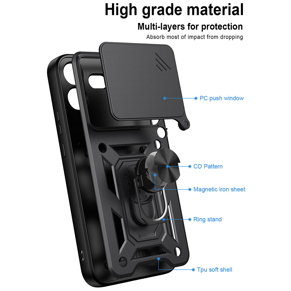Husa de protectie Techsuit CamShield Series compatibil cu Nothing Phone (4b), Albastru
