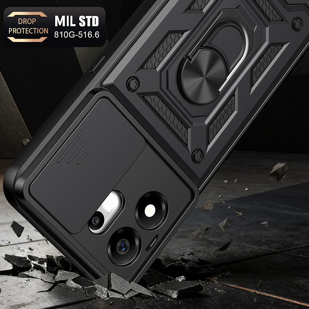Husa de protectie Techsuit CamShield Series compatibil cu Honor 600 Smart, Albastru