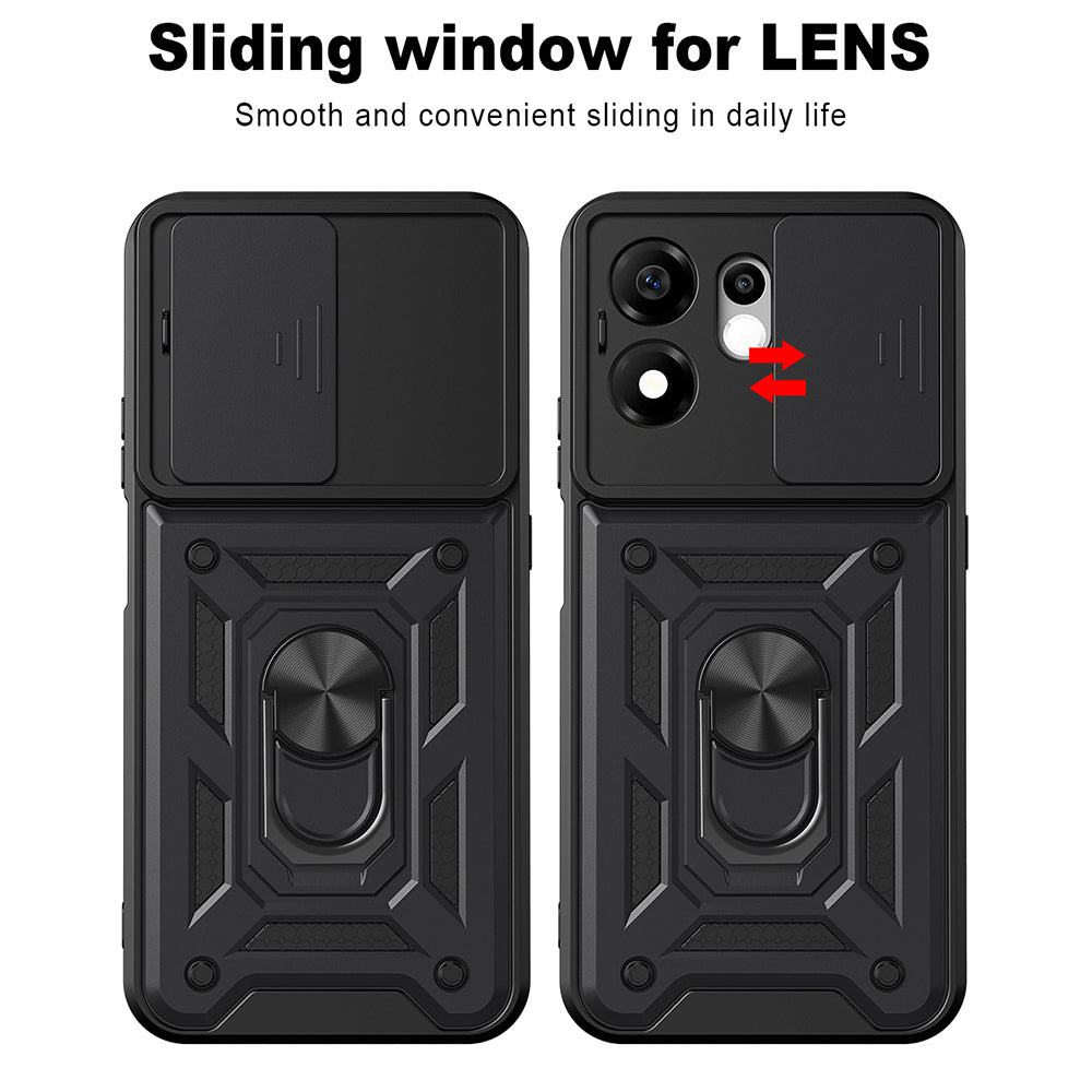 Husa de protectie Techsuit CamShield Series compatibil cu Honor 600 Smart, Negru