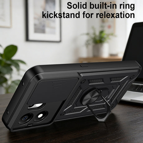 Husa de protectie Techsuit CamShield Series compatibil cu Honor 600 Smart, Negru