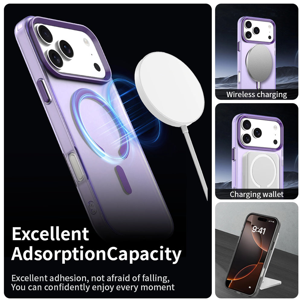 Husa de protectie Techsuit CandyCase MagSafe compatibil cu iPhone 18 Pro / iPhone 17 Pro, Mov