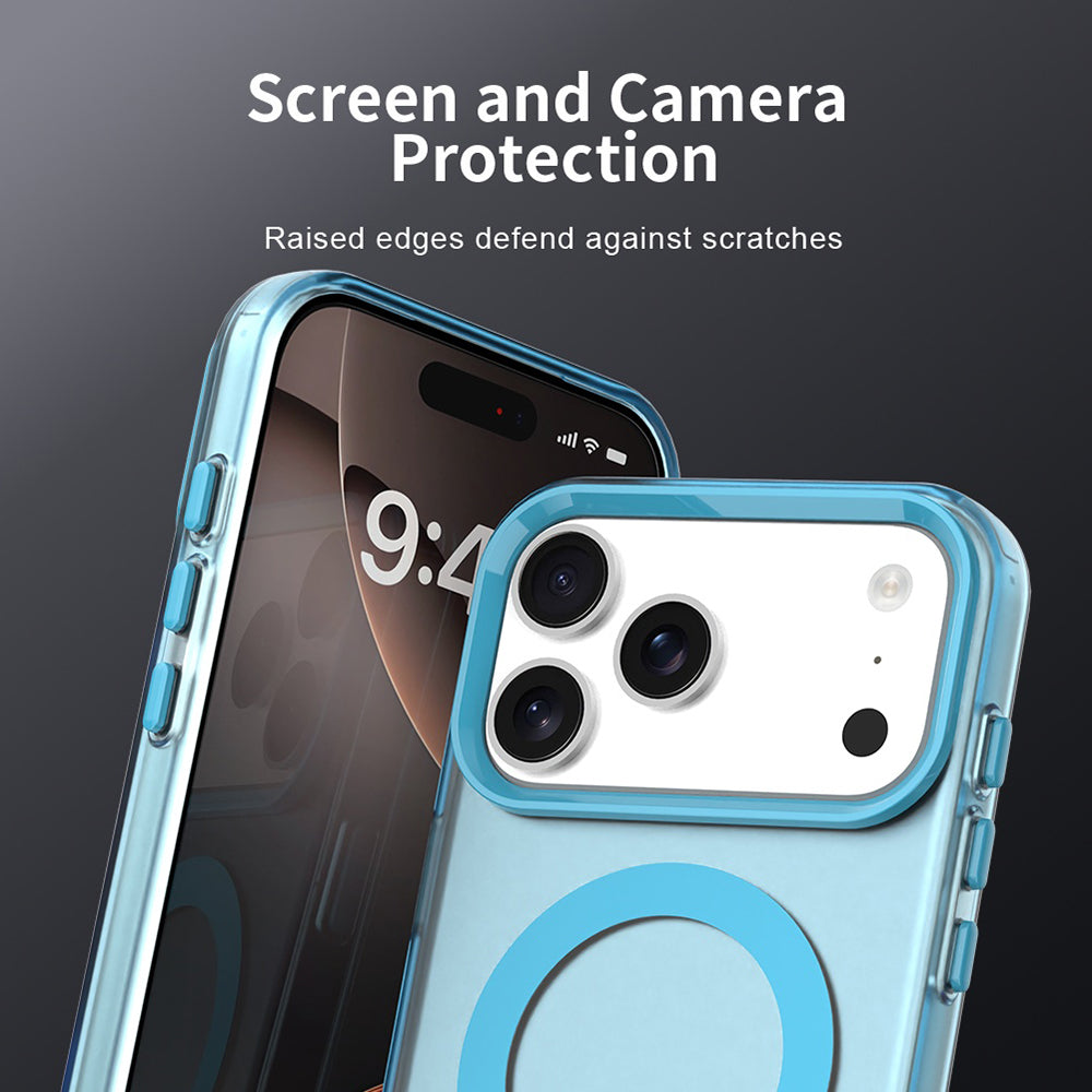 Husa de protectie Techsuit CandyCase MagSafe compatibil cu iPhone 18 Pro / iPhone 17 Pro, Albastru