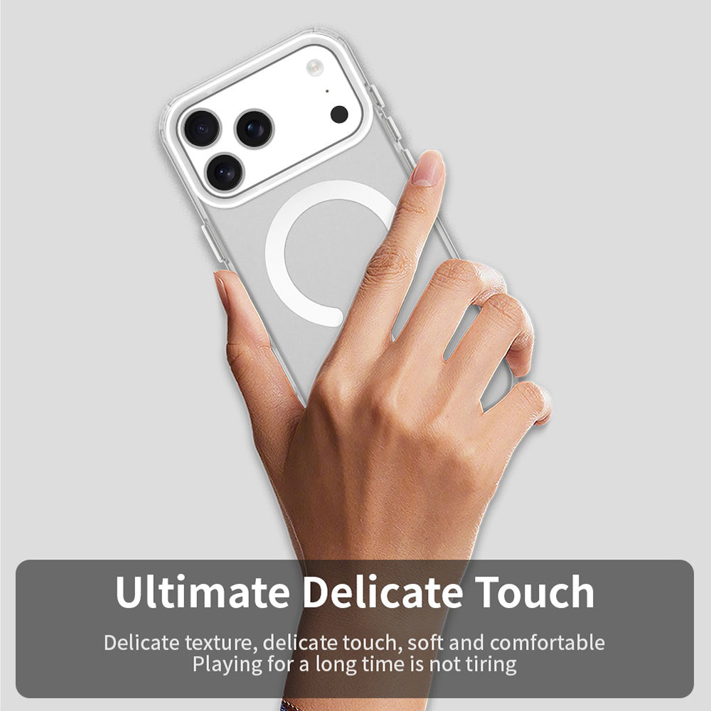Husa de protectie Techsuit CandyCase MagSafe compatibil cu iPhone 18 Pro / iPhone 17 Pro, Alb