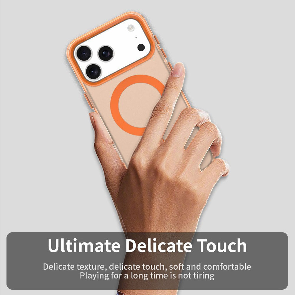 Husa de protectie Techsuit CandyCase MagSafe compatibil cu iPhone 18 Pro Max / iPhone 17 Pro Max, Portocaliu
