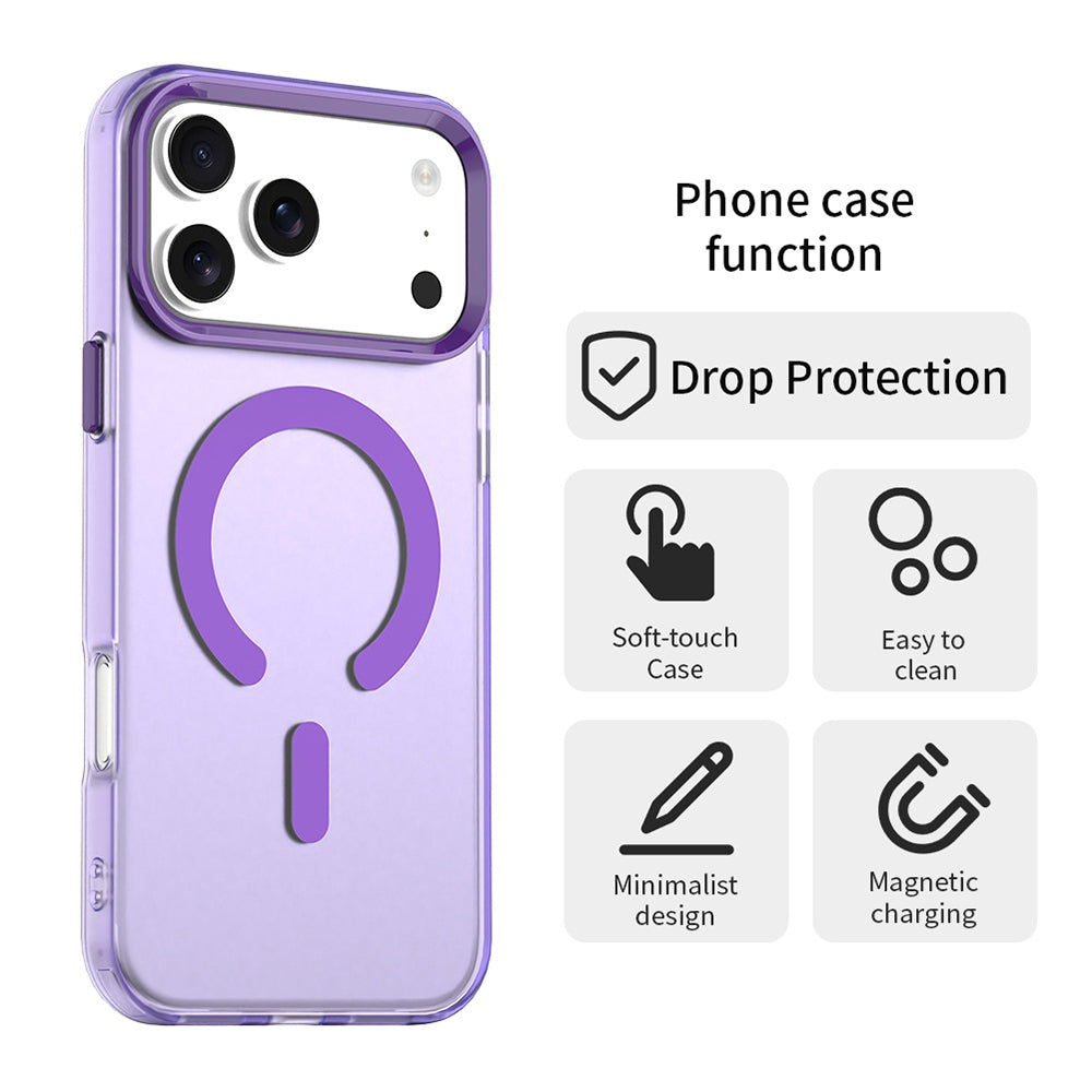 Husa de protectie Techsuit CandyCase MagSafe compatibil cu iPhone 18 Pro Max / iPhone 17 Pro Max, Mov