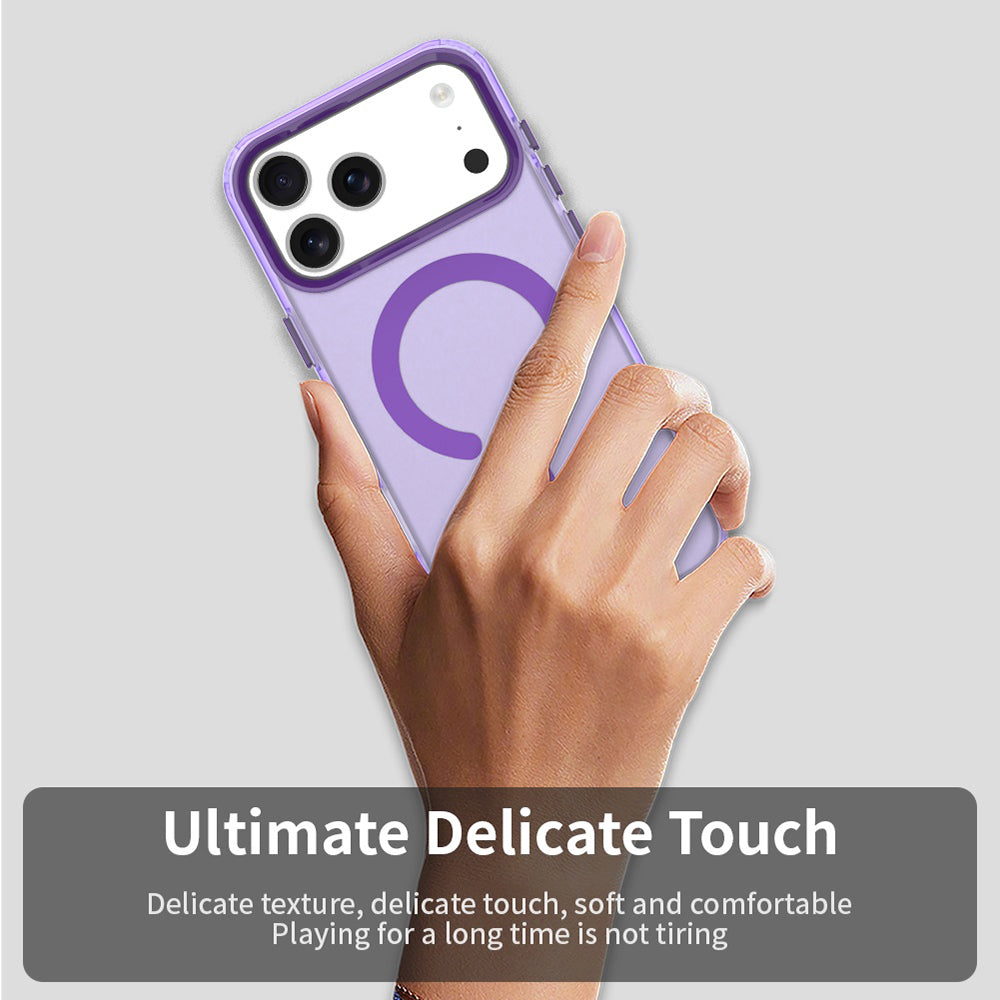 Husa de protectie Techsuit CandyCase MagSafe compatibil cu iPhone 18 Pro Max / iPhone 17 Pro Max, Mov