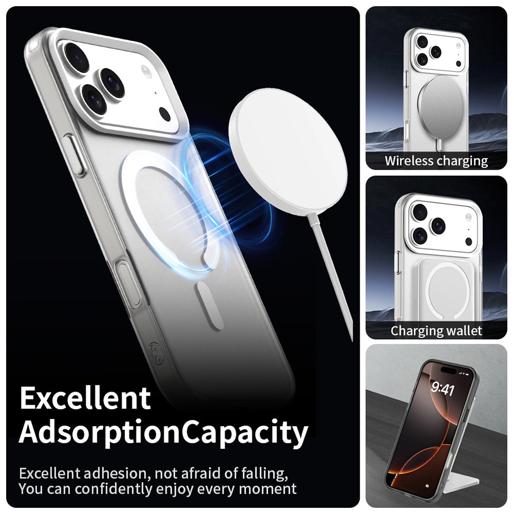 Husa de protectie Techsuit CandyCase MagSafe compatibil cu iPhone 18 Pro Max / iPhone 17 Pro Max, Alb