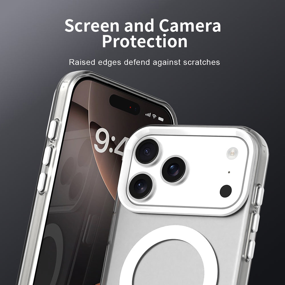Husa de protectie Techsuit CandyCase MagSafe compatibil cu iPhone 18 Pro Max / iPhone 17 Pro Max, Alb
