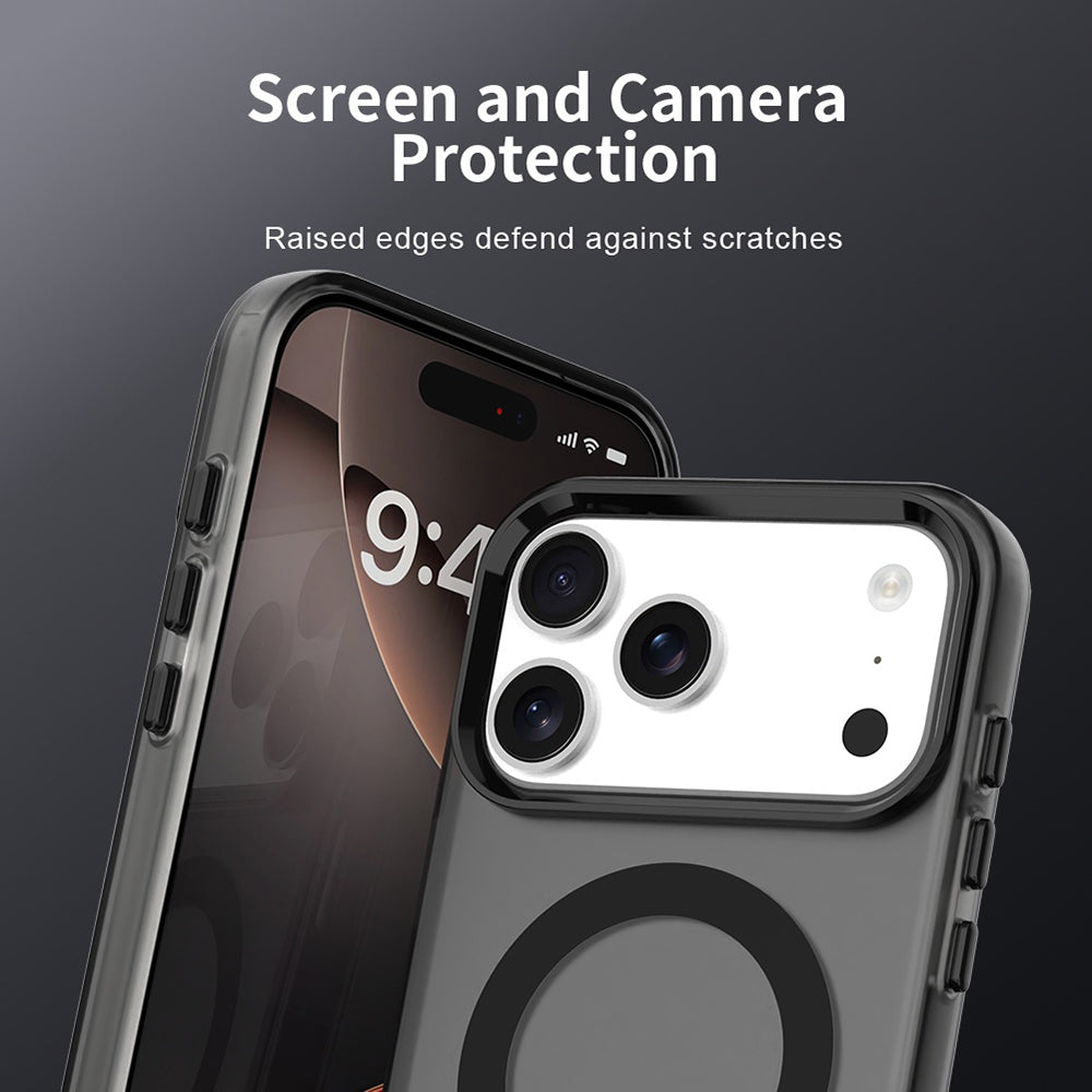 Husa de protectie Techsuit CandyCase MagSafe compatibil cu iPhone 18 Pro Max / iPhone 17 Pro Max, Negru