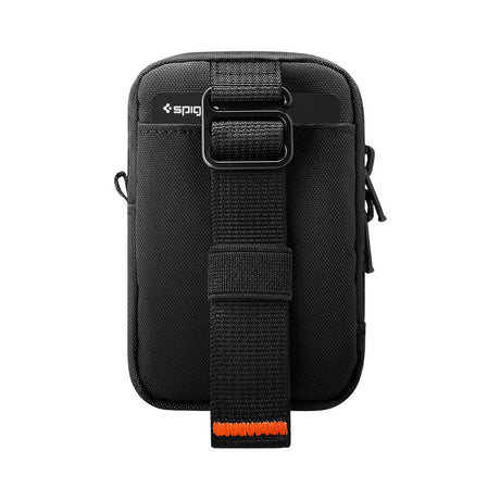 Mini Borseta Magnetica pentru Telefon cu Spatii Depozitare Universal - Spigen TinTap ZIP MagFit 2 (AFA11564) - Black