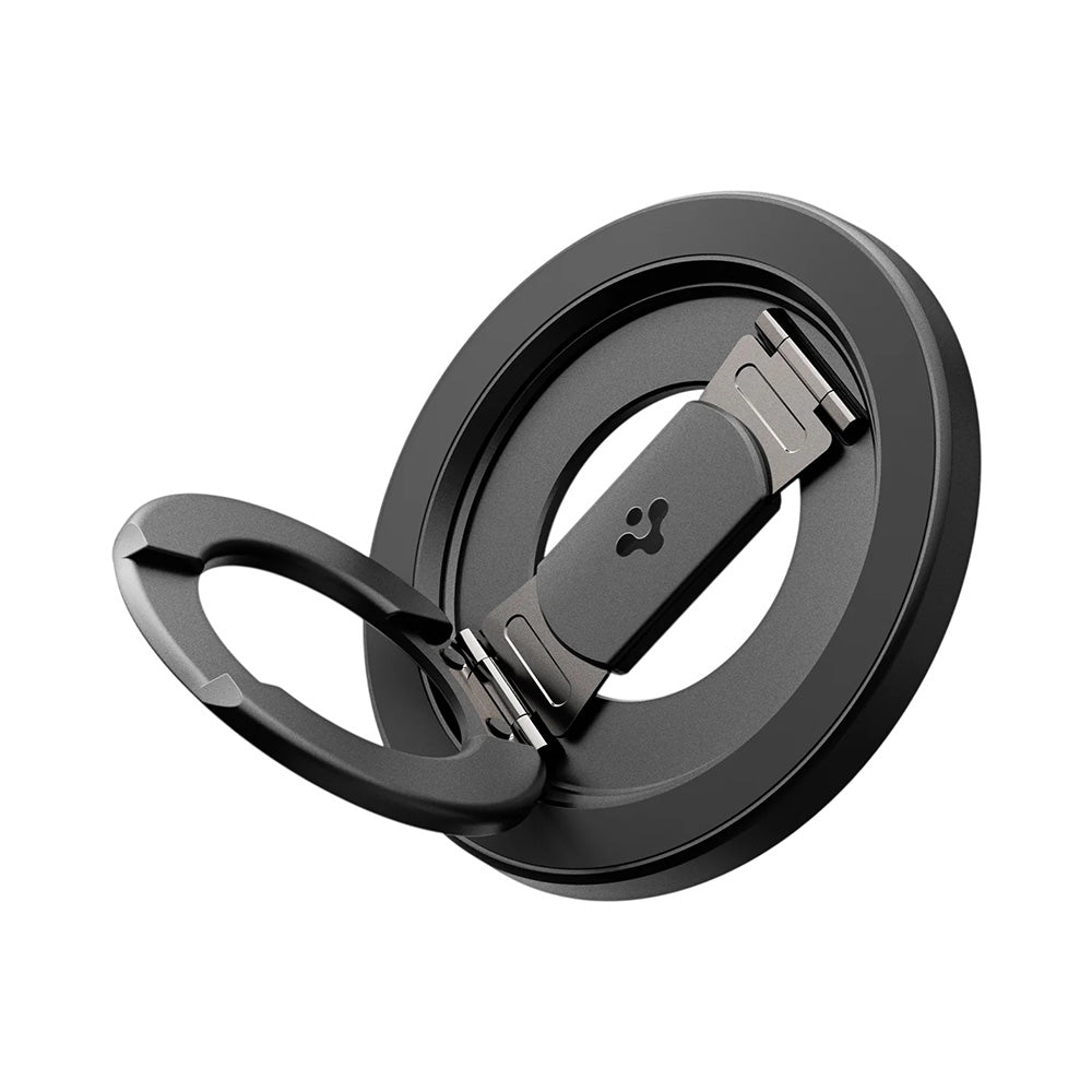 Suport Inel Spigen O-Mag OM108 (AMP11739), Magnetic, 360° Rotație, Negru