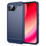Husa de protectie Techsuit Carbon Silicone compatibil cu Google Pixel 10a, Albastru