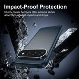 Husa de protectie Techsuit Carbon Silicone compatibil cu Google Pixel 11 Pro XL, Albastru