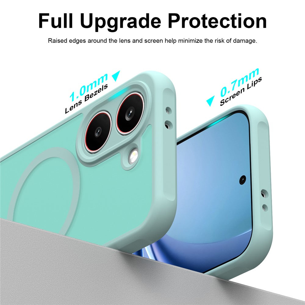 Husa de protectie Techsuit HaloFrost II MagSafe compatibil cu Samsung Galaxy S26 FE, Verde Menta