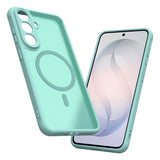 Husa de protectie Techsuit HaloFrost II MagSafe compatibil cu Samsung Galaxy S26 FE, Verde Menta