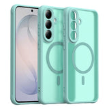 Husa de protectie Techsuit HaloFrost II MagSafe compatibil cu Samsung Galaxy S26 FE, Verde Menta