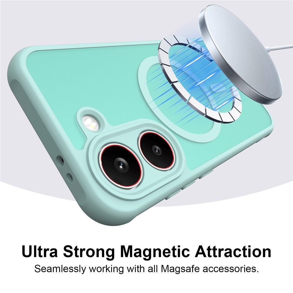 Husa de protectie Techsuit HaloFrost II MagSafe compatibil cu Samsung Galaxy S26 FE, Verde Menta