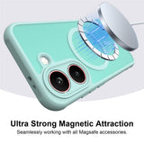Husa de protectie Techsuit HaloFrost II MagSafe compatibil cu Samsung Galaxy S26 FE, Verde Menta