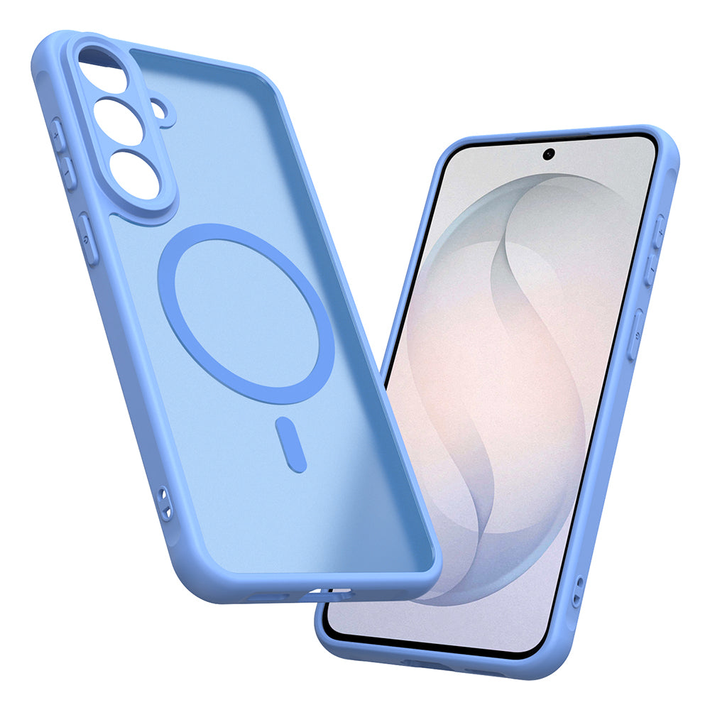Husa de protectie Techsuit HaloFrost II MagSafe compatibil cu Samsung Galaxy S26 FE, Albastru