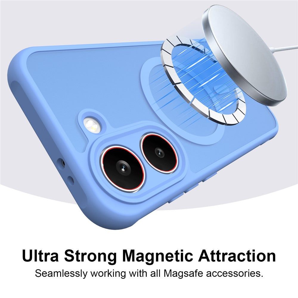 Husa de protectie Techsuit HaloFrost II MagSafe compatibil cu Samsung Galaxy S26 FE, Albastru